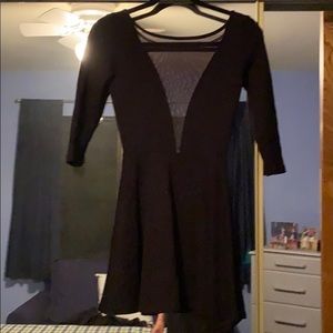 American Apparel mesh low back skater dress